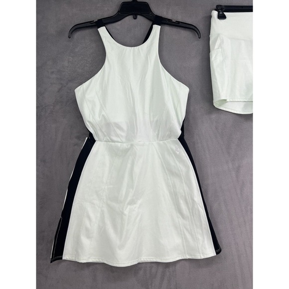 New Free People Movement Tonal Tension Studio Dress Set Size Medium Aqua Green - Picture 4 of 12